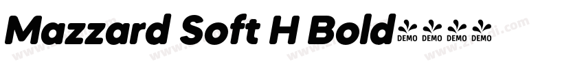 Mazzard Soft H Bold字体转换 Mazzard Soft H Bold字体转换